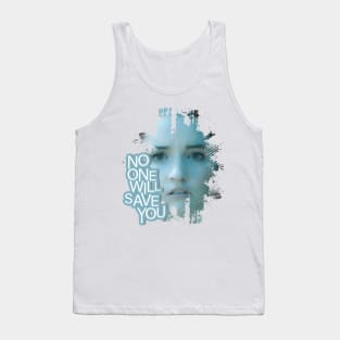 No One Will Save You horror sci-fi movie 2023 graphic design Tank Top